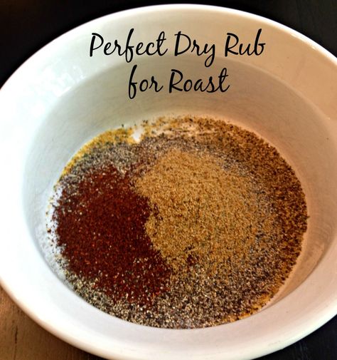 Dry Rub Recipe for Roast - Clover Meadows Beef Rub For Pork Ribs, Recipe For Roast, Dry Rub For Chicken, Homemade Dry Rub, Bbq Dry Rub, Dry Rub Recipes, Healthy Beef Recipes, Meat Rubs, Beef Roast