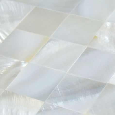 mother of pearl tile seamless shell mosaic tiles ST076 | Fifyh.com Shell Backsplash, Mother Of Pearl Tile, Copper Kitchen Backsplash, Glass Tiles Kitchen, Glass Tile Backsplash Kitchen, Shell Mosaic Tile, Mosaic Bathroom Tile, Beautiful Backsplash, Shell Tiles