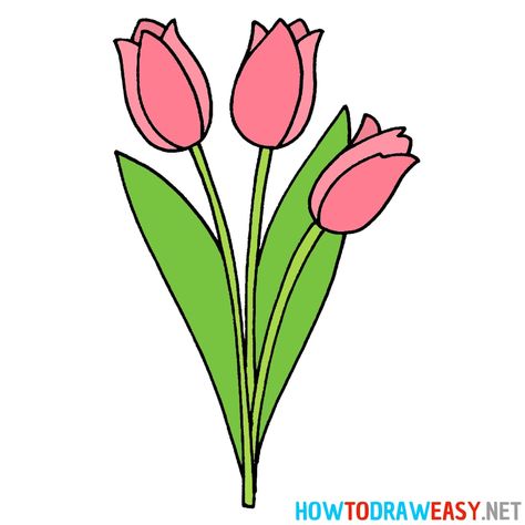 How to Draw a Tulip #Tulip #TulipDrawing #HowtoDrawTulips #MothersDray #DrawingforMother #FlowerDrawing #FlowerDrawings #FlowersDrawing #TulipSketch #EasytoDraw #Art #Artwork #Aesthetic #AestheticDrawings Tulip Border Design, Flower Drawing Tulip, Embroidery Clipart, How To Draw Tulips, Draw A Tulip, Tulip Flower Drawing, Flores Aesthetic, Tulip Clipart, Draw A Flower