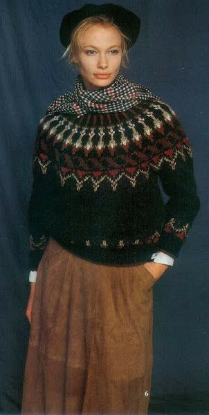 Intarsia Knitting, Norwegian Sweater, Icelandic Sweaters, Nordic Sweater, Fair Isle Knitting Patterns, Vintage Knitting Patterns, How To Purl Knit, Fair Isle Knitting, Fair Isle Sweater