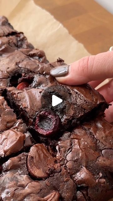 Audrey Leonard on Instagram: "black forest brownies for Valentine’s Day or just because <3

full recipe is on the blog, link is in my bio @redcurrantbakery" Black Forest Brownies, Black Forest Cake, Forest Cake, February 13, Black Forest, Just Because, Brownies, Forest, Dessert