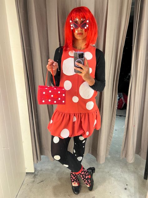 Yayoi kusama costume handmade African Gods, Yayoi Kusama, Class Projects, Projects Ideas, Art Clothes, Art Class, Art Education, Art Show, Art Classes