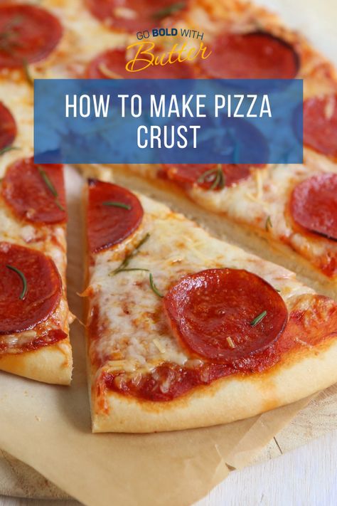 Buttery Pizza Dough Recipe, Pizza Dough Recipe, Perfect Pizza, Delicious Pizza, How To Make Pizza, Pizza Recipes Dough, Recipe From Scratch, Pies & Tarts, Breadsticks