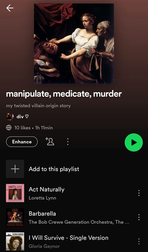 link of the playlist: https://open.spotify.com/playlist/05ULUL9a4rvK4RgOwrl9ti?si=dcd1a41afc5b4b77 How To Discover New Music, Dark Red Spotify Playlist Cover, Spotify Playlist Links, Spotify Playlist Recommendation, Spotify Playlists Aesthetic, Playlist Themes, Character Playlist, Spotify Playlist Ideas, Spotify Music Playlist