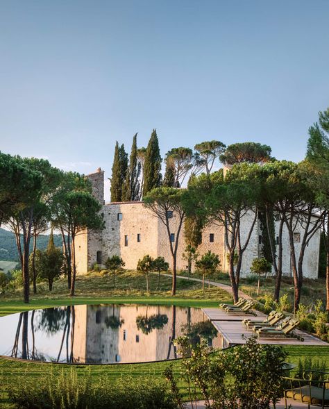 Reschio Hotel, Reschio Estate, Oval Swimming Pool, Victorian Conservatory, Castle Architecture, Italy Hotel, Umbria Italia, European Hotel, Umbria Italy