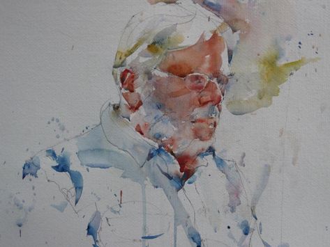 Charles+Reid+Watercolor | Graham - an Urchfont resident and local historian. Watercolor Demonstrations, Watercolour Tips, Charles Reid, Watercolor People, Painting Faces, Watercolor Face, Watercolor Portrait Painting, Art Demo, Urban Sketch