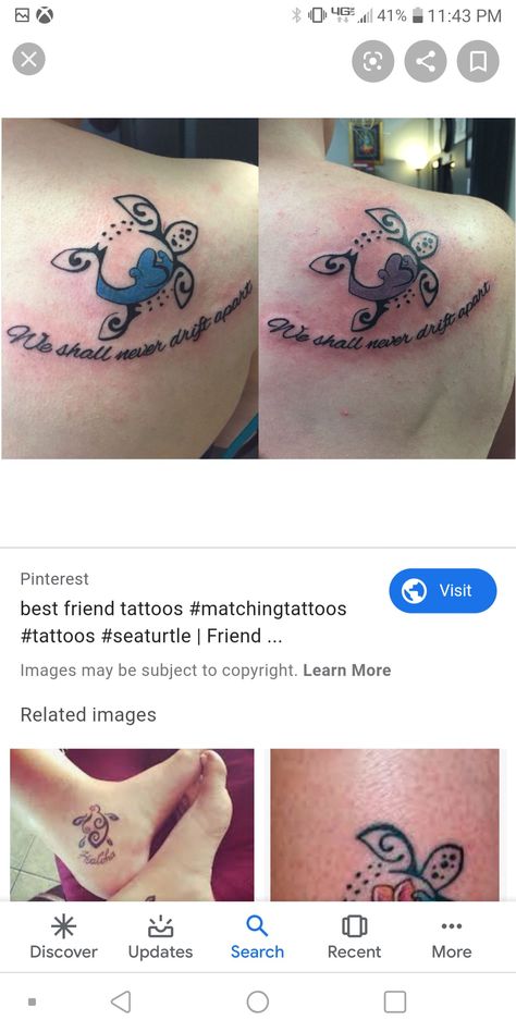 Mother Daughter Tattoos Sea Turtle, Mother Daughter Tattoos Turtle, Mother Daighter, Matching Mother Daughter Tattoos, Mother Daughter Tattoo Ideas, Daughter Tattoo Ideas, Mother Daughter Tattoo, Tree Frog Tattoos, Sea Turtle Tattoo