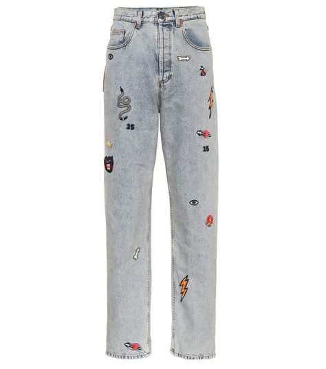 Gucci - Jean coupe droite en coton | Mytheresa Eclectic Clothes, Jeans Gucci, Gucci Clothes, Gucci Jeans, Digital Wardrobe, Gucci Outfits, Jeans Diy, Fashion Inspiration Design, Kpop Fashion Outfits