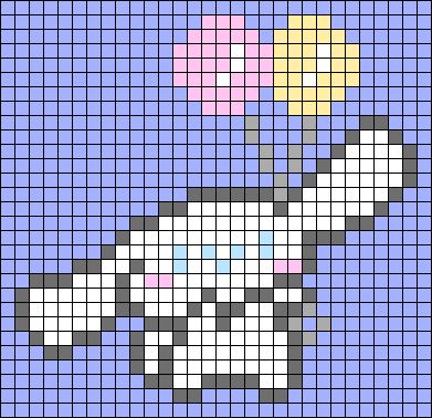 Cinnamoroll Cross Stitch, Sanrio Cross Stitch, Graph Art, Cinnamoroll Sanrio, Perler Ideas, Easy Perler Beads Ideas, Beads Ideas, Pixel Art Pattern, Crochet Tapestry