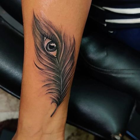 Forarm Tattoos Woman Inner Cover Up, Unique Tattoos For Women Arm, Feather Forearm Tattoo Women, Long Arm Tattoos For Women, Back Of Forearm Tattoos For Women, Eye Tattoos For Women, Forarm Tattoos Women Unique, Trending Tattoos For Women, Feather Tattoos For Women