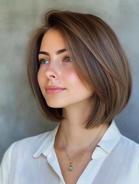 Top Shoulder-Length Bob Haircuts: Versatile Styles for Every Face Shape and Hair Type Hair Color Bob Haircut, Short With Bangs Hairstyles, Bobcut Hairstyles Short, Bob Short Bangs, Short Haircut With Layers, Short Asian Hair, Asian Hair Bob, Asian Bob Haircut, Short Hair Shoulder Length