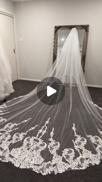 Cathedral Length Veil, Wedding Dress With Veil, Cathedral Veil, Wedding Look, 2024 Wedding, Bridal Look, Bridal Inspiration, Wedding Looks, Bridal Looks