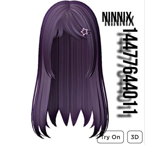 •`* Ninnix Roblox Code, Brookhaven Codes Hair, Roblox Hair Id, Red Bangs, Brookhaven Codes, Roblox Hair, Hair Codes, Clothing Studio, Roblox Guy