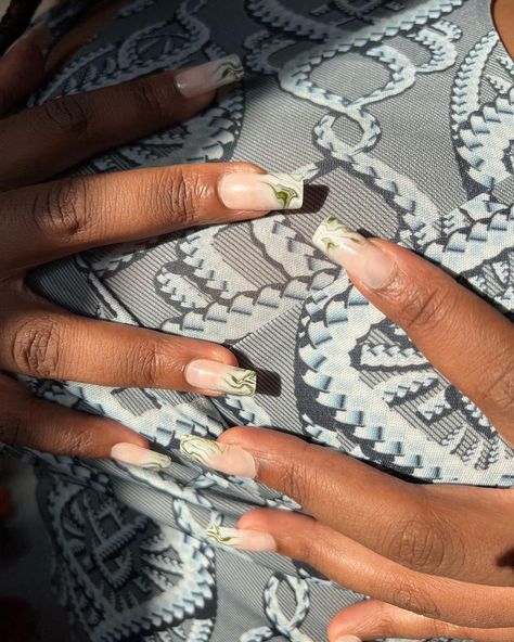 BLKlisted on Instagram: “Introducing Wave God🌊 The dreamiest ombre, marbled wave set in muted green & brown tones✨🤩 Deffo one of our faves💅🏿💅🏽💅🏻 Shop the link in…” Instant Nails, Nail Collection, Muted Green, Cruelty Free Cosmetics, Clean Nails, Brown Tones, Vegan Beauty, Nail Sizes, Nail Glue