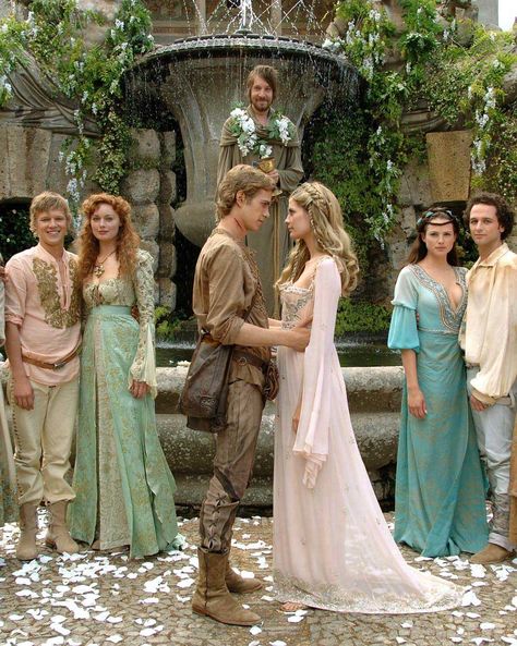 Virgin Territory - I don't know where this comes from but I love the costumes! Virgin Territory, Angelic Style, Historical Clothes, Dream Dresses, Princess Aesthetic, Fantasy Costumes, Movie Costumes, Clothing Inspiration, Pompadour