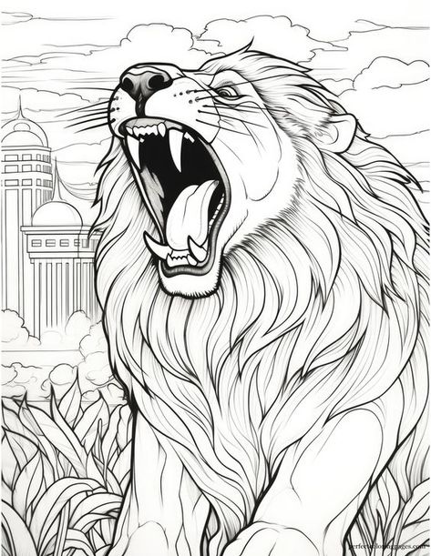 Lion Coloring Pages for Kids and Adults - Printable & Free! Coloring pages #coloringpages Coloring books #coloringbooks Coloring pages for kids #coloringpagesforkids Coloring pages for kids animals #coloringpagesforkidsanimals 1.146 Lion Coloring, Lion Craft, Lion Coloring Pages, Autumn Animals, Kids Zoo, Kids Animals, King Of The Jungle, Lion Images, Cute Lion