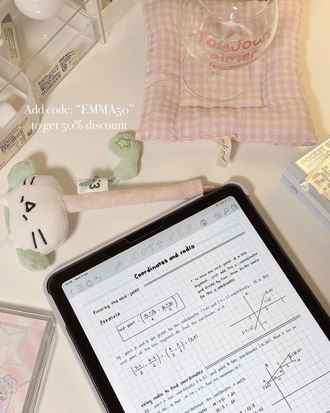 Recently, I love taking digital note because of convenience and accessibility. I found @collanote app which offers me enough features that I need to make a pretty aesthetic digital note. Add code: “EMMA50” to get 50% discount #notetaking #noteapp #studyapp #study #studywithme #studyapp Collanote Notes, Digital Note Taking, Notes Aesthetic Digital, Notetaking Aesthetic, Aesthetic Studying, Study Desk Decor, Aesthetic Notes, Pretty Aesthetic, Girly Accessories