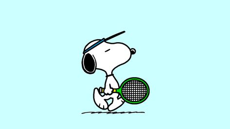 Snoopy Tennis, Wallpaper Snoopy, Tennis Wallpaper, Snoopy Wallpaper, Tennis Player, Tennis, Snoopy, For Sale