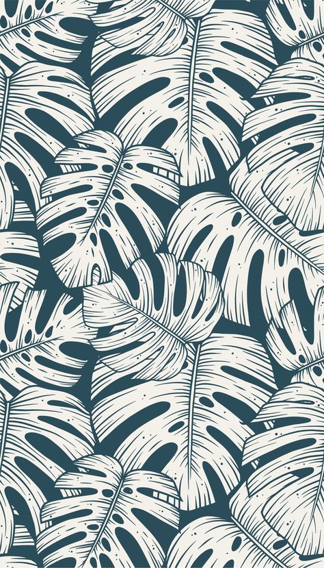 Tropical Wallpaper Texture Seamless, Leaves Wallpaper Iphone, Forest Foliage, Palm Tree Vector, Natural Forest, Quirky Prints, Foliage Design, Motif Tropical, Tropical Leaves Pattern