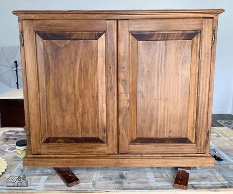 Upcycled Kitchen Cabinets, Orange Dresser, Repurposed Hutch, Custom Made Kitchen, Kitchen Cabinet Makeover, Hutch Top, Repurposed Kitchen, File Cabinet Makeover, Old Kitchen Cabinets