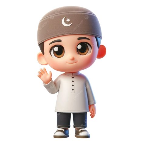 Cartoon Islamic, Cap Boy, Islamic Png, Muslim Cartoon, Cartoon Clothes, Muslim Boy, Logo Cloud, Fall Music, Islamic Cartoon