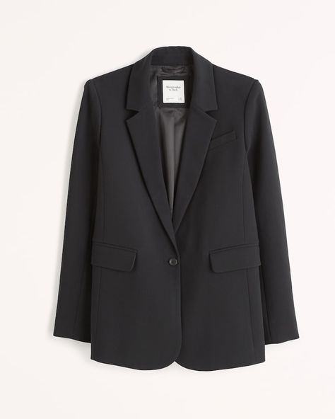 Women's Classic Suiting Blazer | Women's Coats & Jackets | Abercrombie.com Womens Matching Sets, Adidas Samba Outfit, Fall Wardrobe Staples, Samba Outfit, Linen Blend Pants, Weekly Outfits, Fall Capsule Wardrobe, Outfit Inspiration Fall, Women's Coats & Jackets