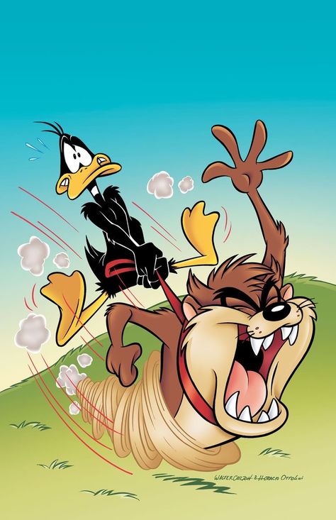 Daffy Duck & Taz Tasmanian Devil Cartoon, Dc Database, Looney Tunes Wallpaper, Arte Pin Up, Looney Tunes Show, Baby Looney Tunes, Old School Cartoons, Looney Tunes Characters, Looney Tunes Cartoons