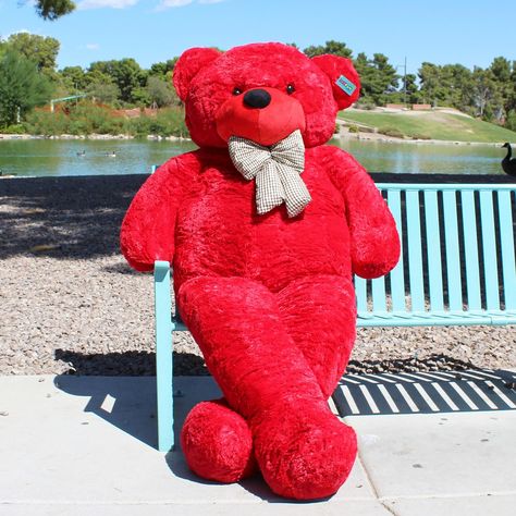 7.5 FT Teddy Bear Red Huge Teddy Bear best for #ValentineGift Huge Teddy Bear, Walmart Valentines, Huge Teddy Bears, Red Teddy Bear, Big Teddy Bear, Big Teddy, Giant Teddy Bear, Giant Teddy, Teddy Bear Birthday