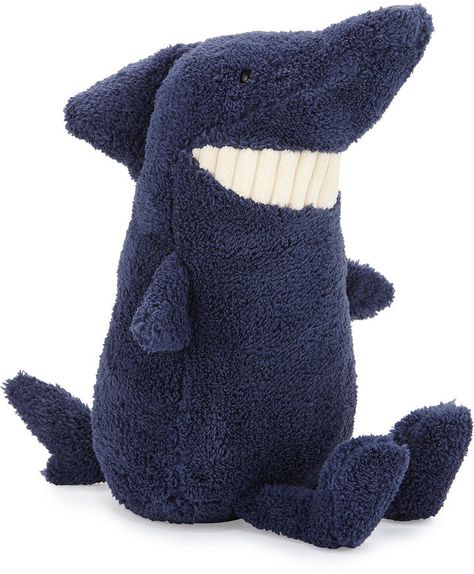 Jellycat Medium Toothy Shark Stuffed Animal, Blue Shark Stuffed Animal, Shark Plush, Kool Kids, Kids Summer Fashion, Designer Kids Clothes, Kids Bedroom Decor, Soft Toy, Animals For Kids, Stuffed Animal