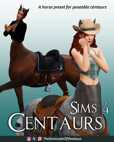 40. Centaur body preset + My First Centaur Posepack | Patreon One Note Microsoft, Still Working, The Sims 4, Long Shirt, The Sims, Body Shapes, Body Types, Sims 4, Storytelling