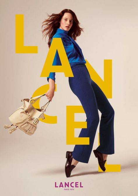 Lancel A/W 20 Campaign (Lancel) Digital Signage Displays, Fashion Poster Design, Polish Models, Hair Care Brands, Life Hacks For School, Graphic Design Advertising, Fashion Poster, Ad Campaign, Online Design