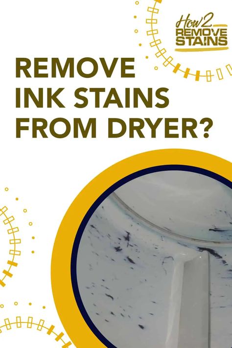 How To Get Ink Out Of Dryer, Remove Ink From Clothes, Ink Out Of Clothes, Remove Ink Stains, Ink Removal, How To Remove Sharpie, Ink Stain Removal, Cleaning Stuff, Stain On Clothes