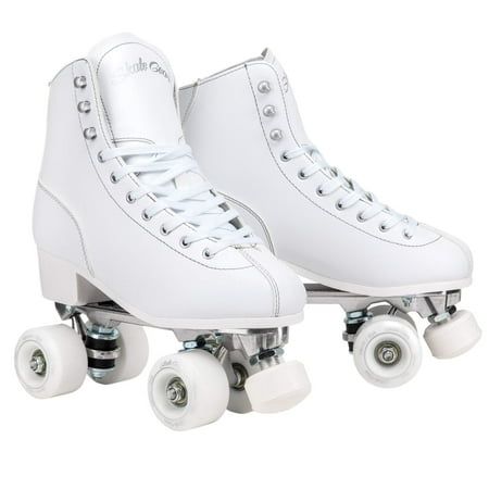 Versatile Fun This cool retro design takes it back to the good old days. Not just with looks, but with functionality too. No fancy bells and whistles or complicated high-tech features  just one sleek skate that does it all. Whether you're just cruising through the rink or testing your limits, the Skate Gear Roller Skates move with you so you can have a blast no matter where you go. Great Gift for Beginners The ultra-cool retro style paired with the high-performing quality makes these the best gi Vintage Roller Skating, Roller Skates For Sale, Roller Skates For Kids, White Roller Skates, Outdoor Roller Skates, Kids Roller Skates, Quad Roller Skates, Kids Skates, High Top Boots