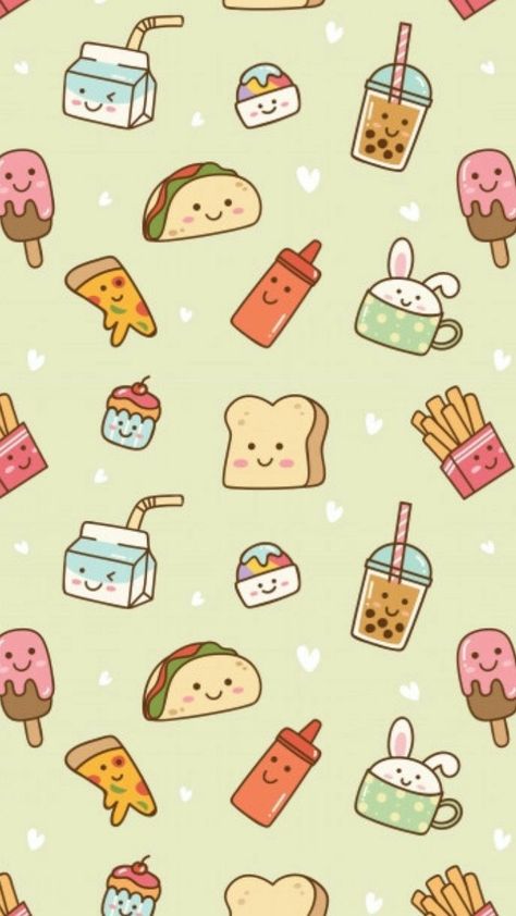 Food Background Wallpapers, Cute Food Wallpaper, Dragon Wallpaper Iphone, Cute Images For Wallpaper, Phone Background Patterns, Cocoppa Wallpaper, Vintage Flowers Wallpaper, Wallpaper Doodle, Black Phone Wallpaper