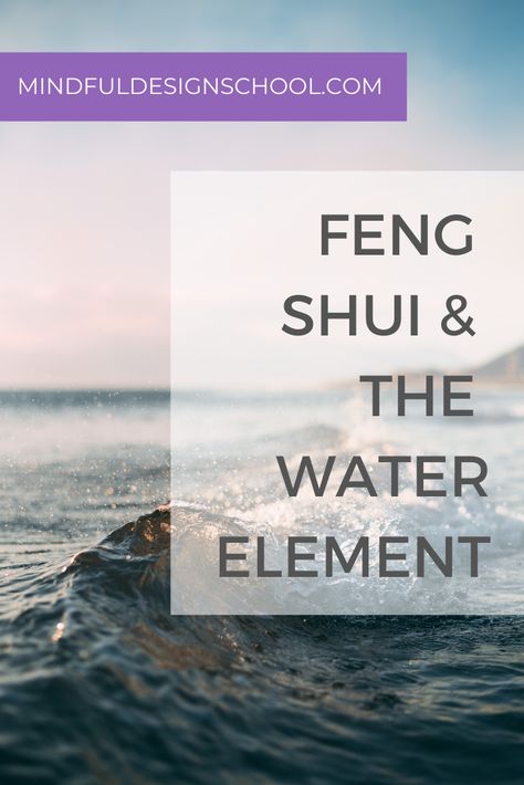 Feng Shui Water Element, Elemental Magick, Fend Shui, Elemental Witch, Feng Shui Elements, Feng Shui Living Room, The Five Elements, Feng Shui House, Element Water