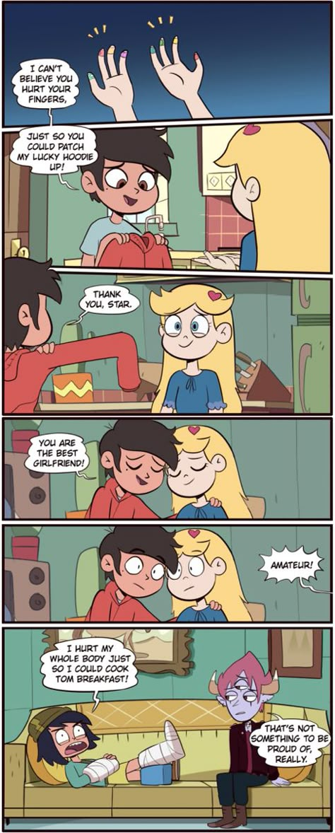 Star Vs Forces Of Evil Comic, Star X Tom Fanart, Jantom Svtfoe, Star Vs Forces Of Evil Fanart, Janna And Tom, Starco Fanart, Star Butterfly And Marco, Marco And Star, Starco Comic