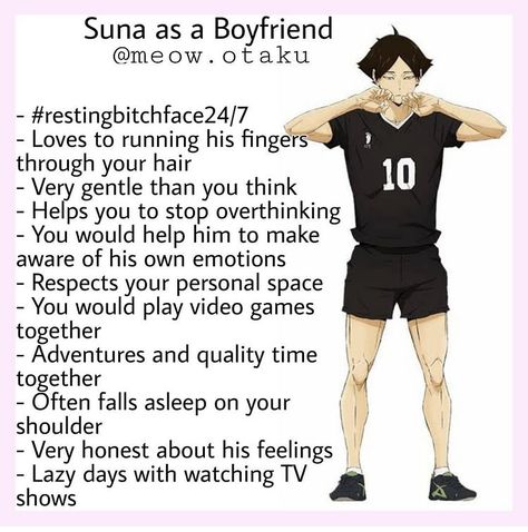 Suna Rintarou As Your Boyfriend, As A Boyfriend Anime, Suna Headcanons, Suna Rintarou Headcanons, Haikyuu Boys X Yn, Haikyuu Characters As Boyfriends, Suna Rintarou X Yn, Suna X Yn, Suna X Reader