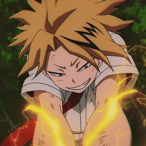 Kaminari Denki, Human Pikachu, Denki Kaminari, Anime Cover Photo, Anime Animals, Anime Screenshots, My Hero Academia Episodes, Hero Academia Characters