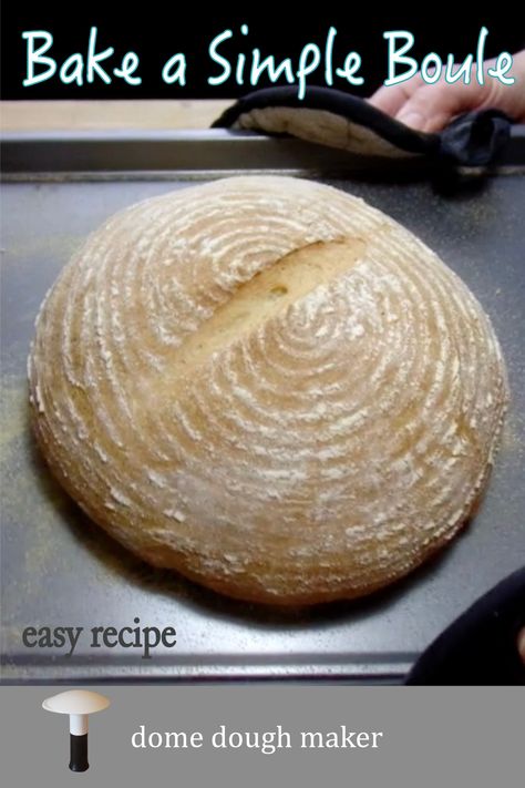 Bread Boules Recipe, Bread Boule Recipe, Bread Boule, Boule Bread, Boule Bread Recipe, Boule Recipe, Basic Bread Recipe, Savory Bread, Italian Bread