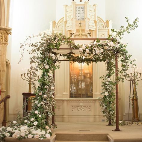 August- Floral & Event Design on Instagram: “Elaeagnus or Oleaster is one of my favorite foliages. Wild and romantic on a formal chuppah at the Congregation Mickve Israel. Floral:…” Huppah Wedding, Wedding Chuppah, Evergreen Vines, Rustic Style Wedding, Wedding Greenery, Vine Wedding, Event Hall, African Flowers, Floral Event Design