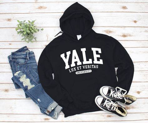 Yale University Hoodie, Caltech University, Yale Hoodie, Senior Sweatshirts, College Clothes, Nursing Hoodie, Slogan Sweatshirt, Yale University, Duke University