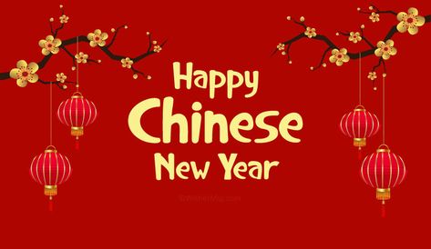 Happy New Year In Chinese, New Year Card Messages, Cny Poster, Cny Design, New Year's Eve Wishes, Chinese New Year Greetings, Lunar New Year Greetings, Chinese New Year Images, Chinese New Year Eve