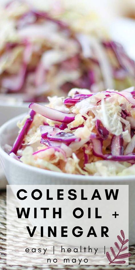 Vinaigrette Coleslaw, Oil And Vinegar Coleslaw, Coleslaw With Vinegar Dressing, Oil And Vinegar Dressing, Classic Coleslaw Recipe, Healthy Coleslaw Recipes, Oil Vinegar Dressing, Coleslaw Dressing Recipe, Classic Coleslaw