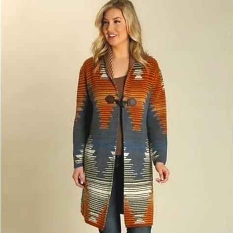 Reposhing This Item I Purchased From @Mngirl06. Nwt! Never Worn. Wrangler Sells One Exactly Like It, So Tagging For Interest. Beautiful Cardigan Coat, Well Made, High Quality! Cowgirl Rodeo Cowgirl Country Tribal Aztec Western Southwestern Cardigan Sweater Knit Thick Bohemian Southern Wild West Pattern Woven Long Duster Colorful Geometric Fall Autumn Leaves Pumpkin Spice Coffee Fair Bonfire Festival Camping Outdoors Cozy Soft Comfy Questions? Leave A Comment Below! Spice Coffee, Rodeo Cowgirl, Cowgirl Rodeo, Duster Cardigan Sweater, Festival Camping, Long Duster, Pumpkin Spice Coffee, Camping Outdoors, Duster Cardigan