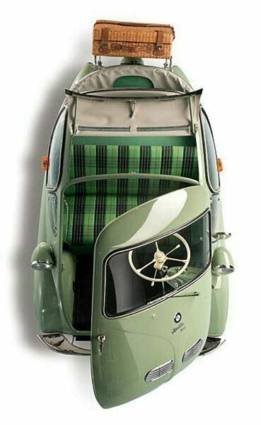 Bmw Isetta 300, Vintage Auto's, Bmw Isetta, Motor Mobil, Bmw Classic Cars, Tiny Cars, Microcar, Bmw Classic, Top Gear