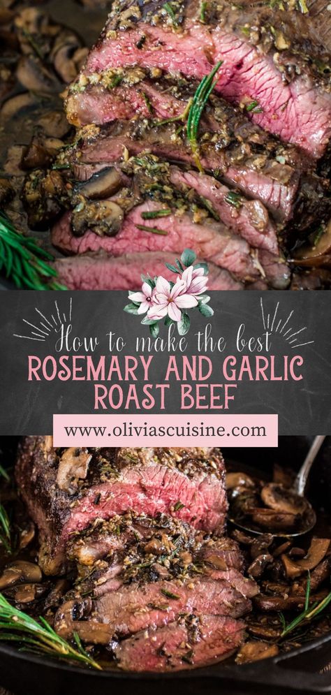 Mother’s Day Food Dinner, Garlic Roast Beef, Easy Roast Beef Recipe, Easy Roast Beef, Christmas Beef, Christmas Meat, Roast Dinner Recipes, Garlic Roast, Roast Beef Recipe