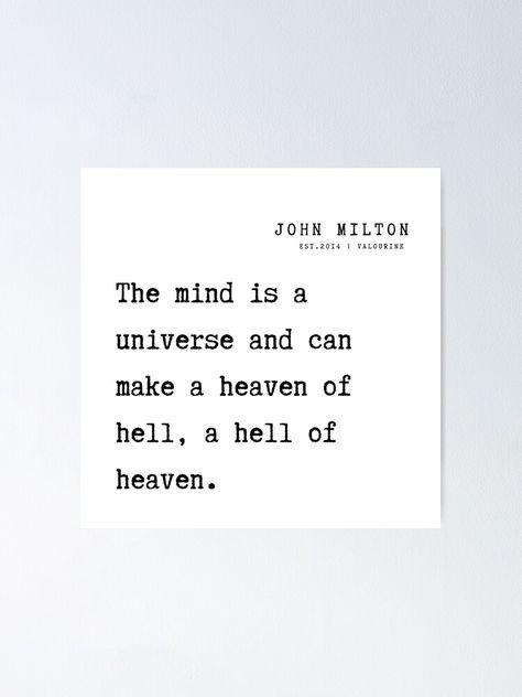 John Milton Poems, John Milton Quotes, Quotes Philosophy, John Milton, Inspiring Books, Poetry Poem, Poem Quotes, Good Thoughts Quotes, Inspirational Books