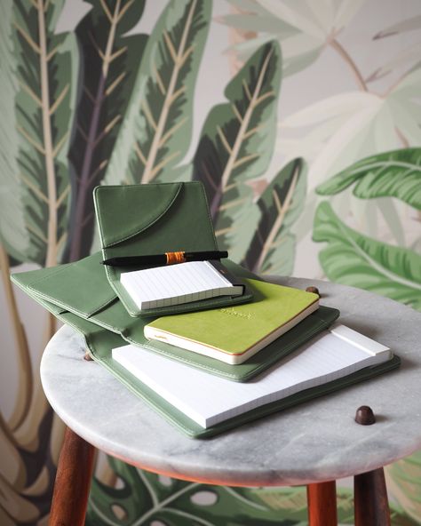 Elevate your note-taking game! 🌿✒️ This stunning green set is your new desk must-have. Who knew organizing your thoughts could look this good? 🌱 . . .  #agenda #rhodia #inspo #love #organized #notebook #todolist #green #plants Rhodia Notebook, Green Planner, New Desk, Planner Notebook, Journals & Planners, Notebook Planner, May 11, Note Taking, Green Plants