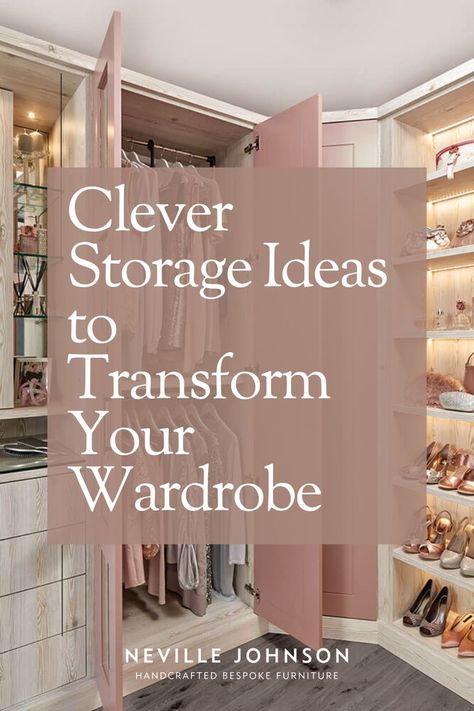 Finding the space to organise and store your clothes, shoes and bags properly can be tricky, especially if you have a large collection. So how to make sure your wardrobe sparks joy every day? Here are 4 of our best clothes organisation tips to transform your closet space and help you manage your wardrobe with ease. #homeorganisation #wardrobeorganisation #wardrobedesignbedroom Clothes Storage Ideas For Small Spaces, Small Wardrobe Organisation, Clothes Organisation, Small Space Clothing Storage, Clothes Storage Ideas, Organisation Tips, Large Wardrobes, Wardrobe Organisation, Space Outfit