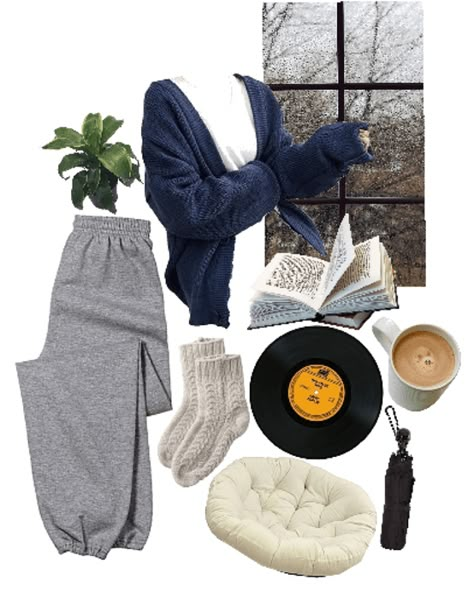 Spring Lazy Outfits, Lazy Aesthetic Outfit, Aesthetic Pajama Outfit, Comfy Fall Outfits Lazy Days, Polyvore Outfits Aesthetic, Cute Pyjama, Sweatpants Outfits, Gym Crush, Pajama Outfit